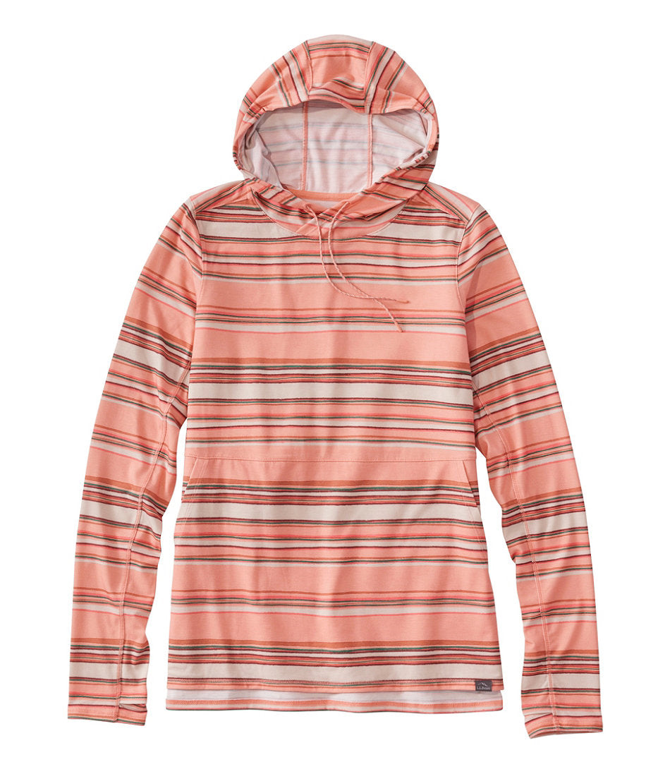 Women's Everyday SunSmart® Hooded Pullover, Long-Sleeve Stripe | L.L.Bean on sale
