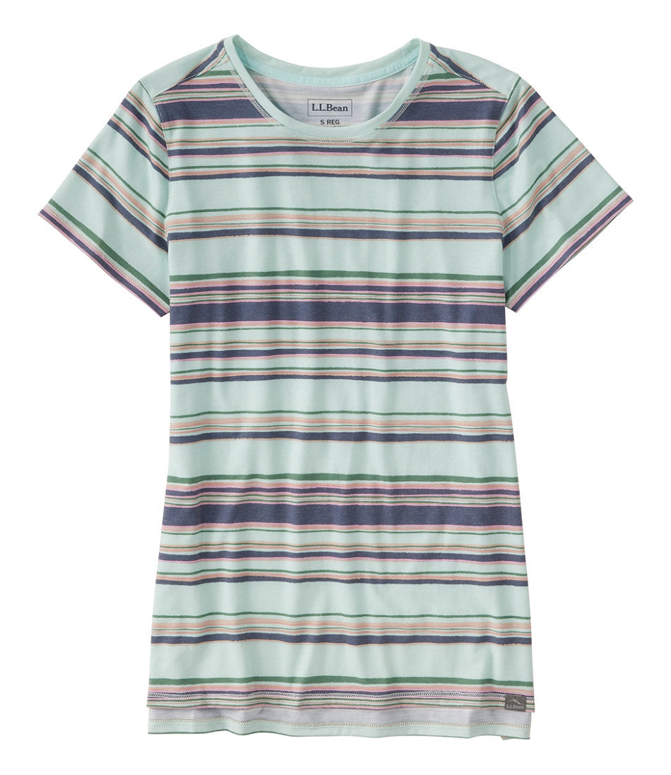 Women's Everyday SunSmart® Tee, Short-Sleeve Stripe | L.L.Bean online