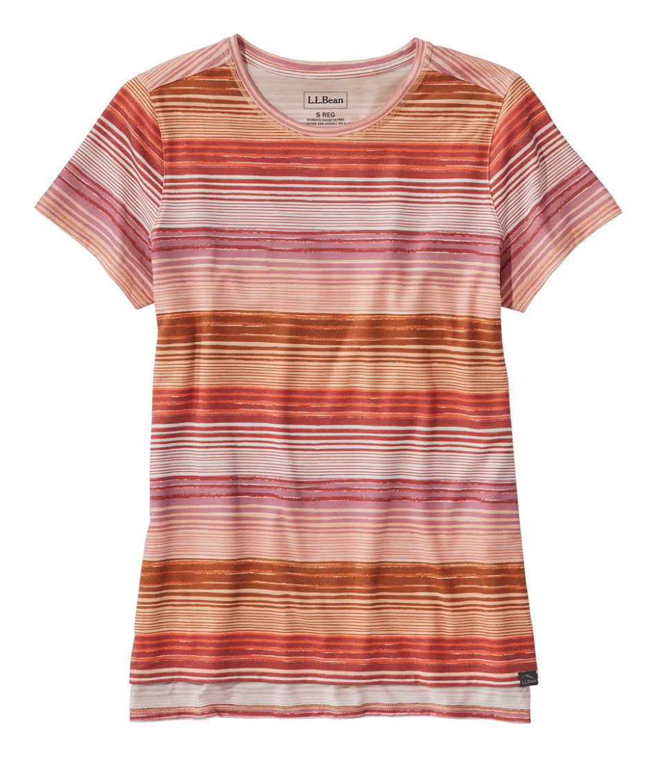 Women's Everyday SunSmart® Tee, Short-Sleeve Stripe | L.L.Bean online