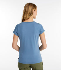 Women's Soft Stretch Supima-Blend Tee, Short-Sleeve V-Neck | L.L.Bean on sale