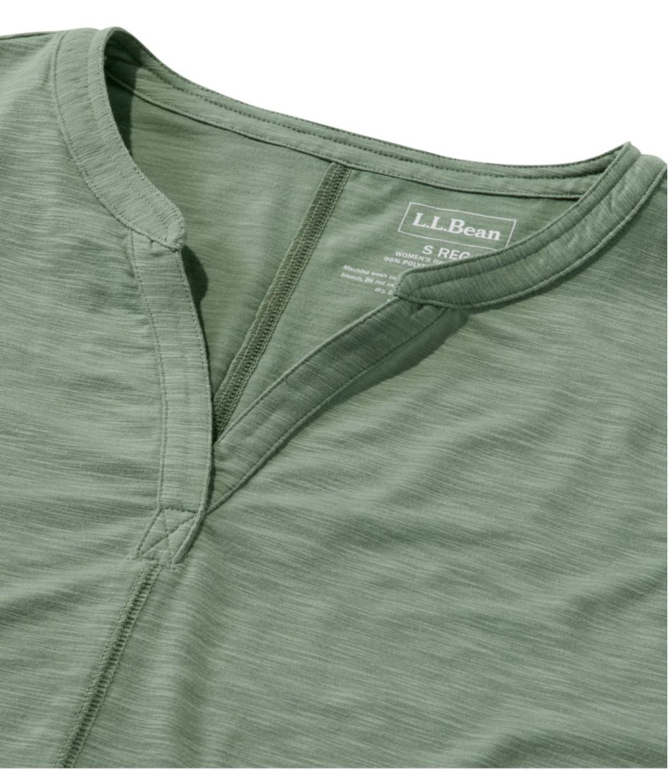 Women's Streamside Tee, Three-Quarter-Sleeve Splitneck | L.L.Bean discount