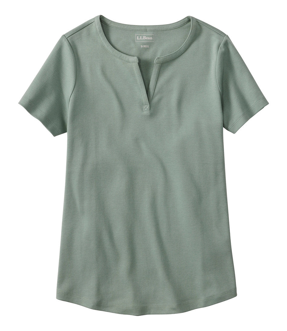 Women's L.L.Bean Tee, Short-Sleeve Notch-Neck | L.L.Bean sale