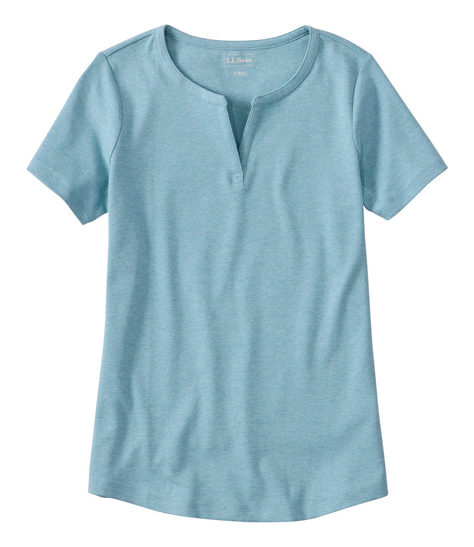 Women's L.L.Bean Tee, Short-Sleeve Notch-Neck | L.L.Bean sale