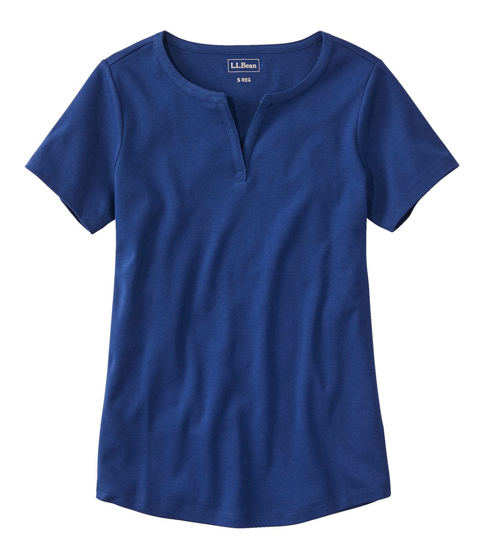 Women's L.L.Bean Tee, Short-Sleeve Notch-Neck | L.L.Bean sale