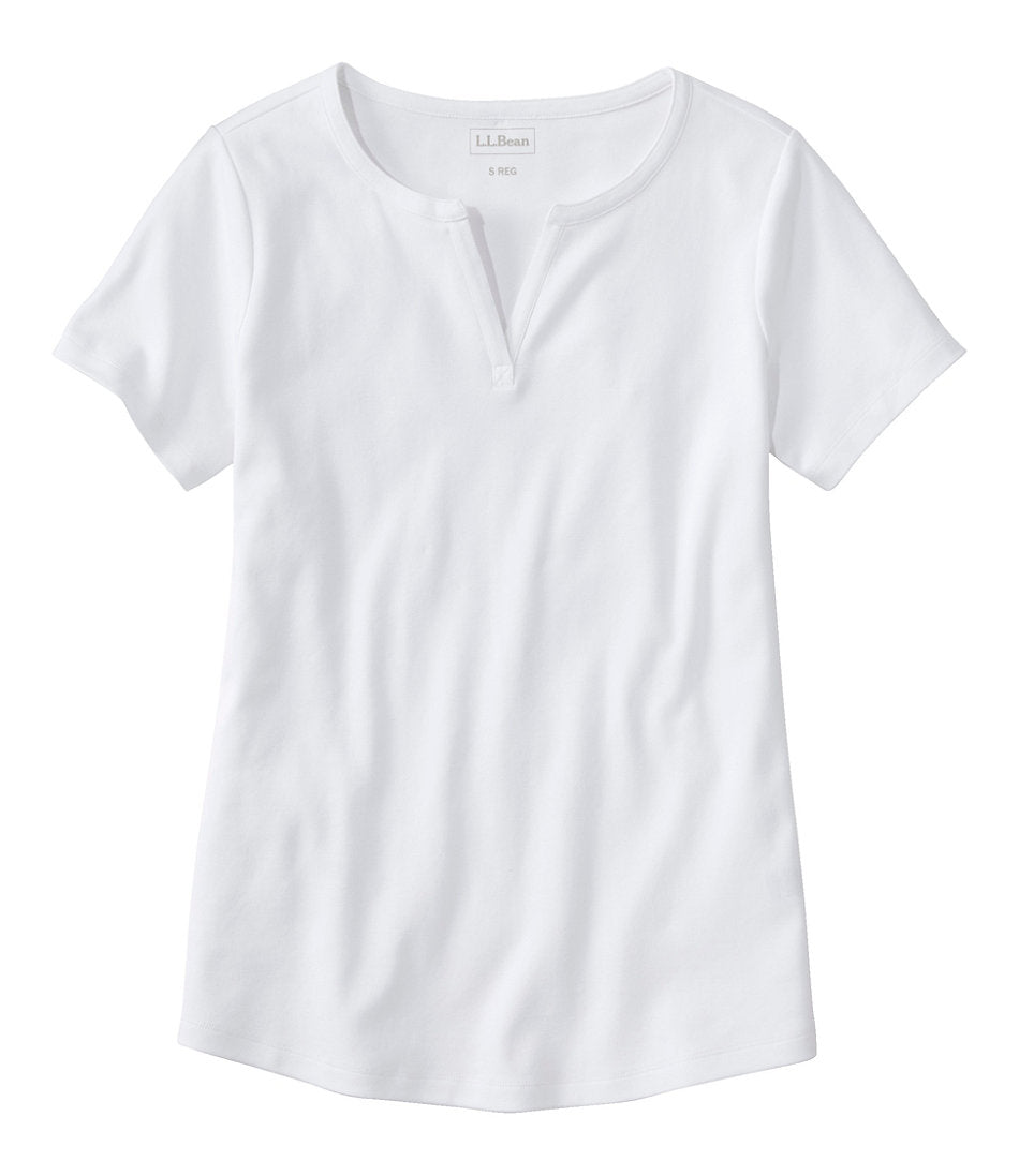 Women's L.L.Bean Tee, Short-Sleeve Notch-Neck | L.L.Bean sale