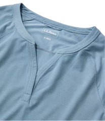Women's Ribbed Performance Tee, Long-Sleeve Splitneck | L.L.Bean outlet