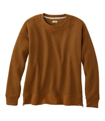 Women's Birchwood Brushed Waffle Top, Crewneck | L.L.Bean near me