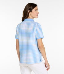 Women's Premium Double L Polo, Short-Sleeve Relaxed Fit Stripe | L.L.Bean online