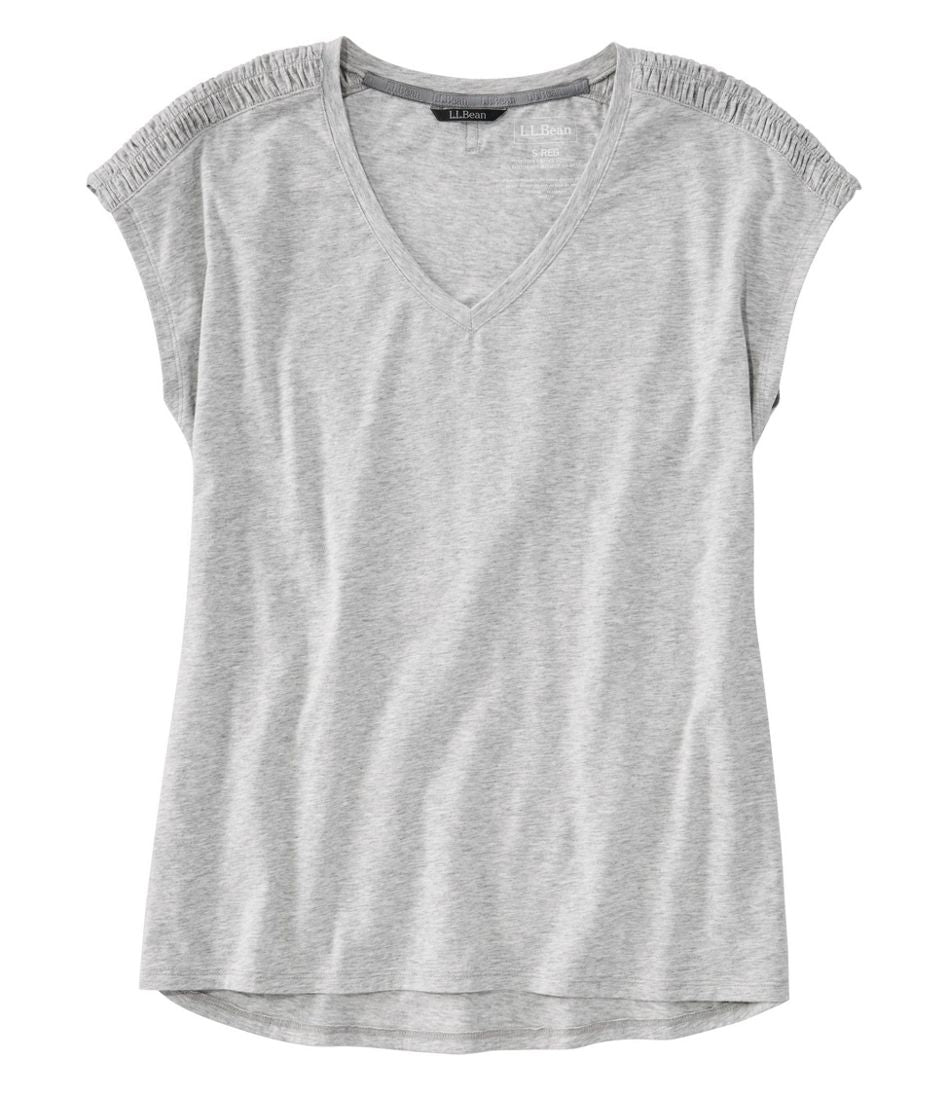 Women's Beyond Soft V-Neck Tee, Short Sleeve | L.L.Bean for sale