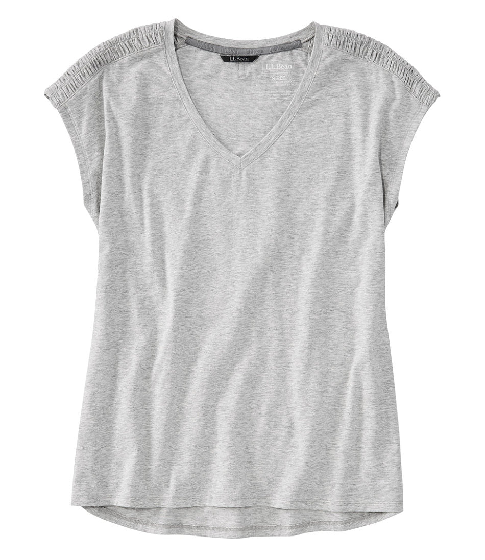 Women's Beyond Soft V-Neck Tee, Short Sleeve | L.L.Bean for sale