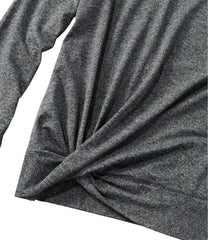 Women's VentureSoft Twist-Front Top, Long-Sleeve | L.L.Bean on sale