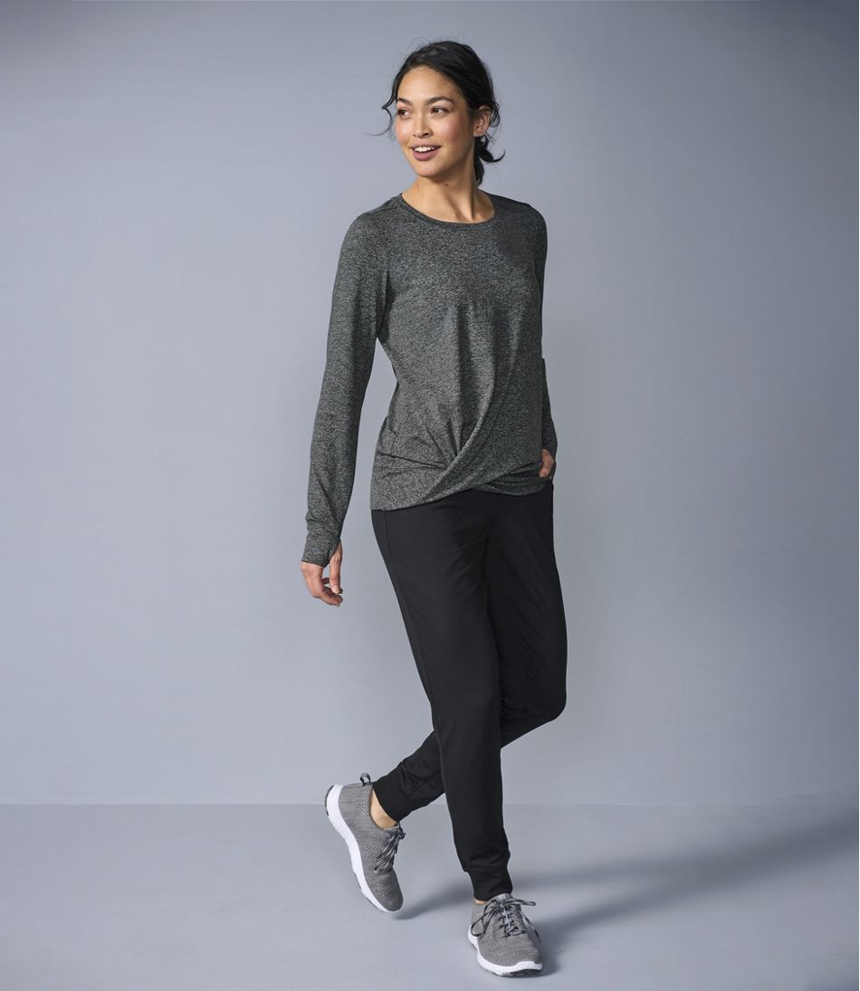 Women's VentureSoft Twist-Front Top, Long-Sleeve | L.L.Bean on sale