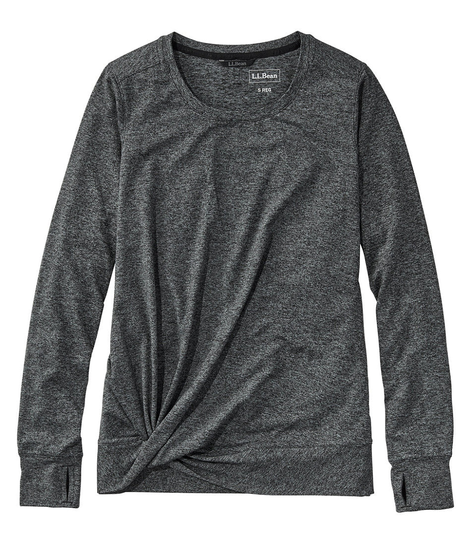 Women's VentureSoft Twist-Front Top, Long-Sleeve | L.L.Bean on sale
