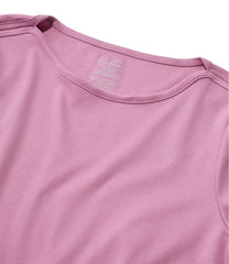 Women's Pima Cotton Tee, Elbow-Sleeve Boatneck | L.L.Bean discount