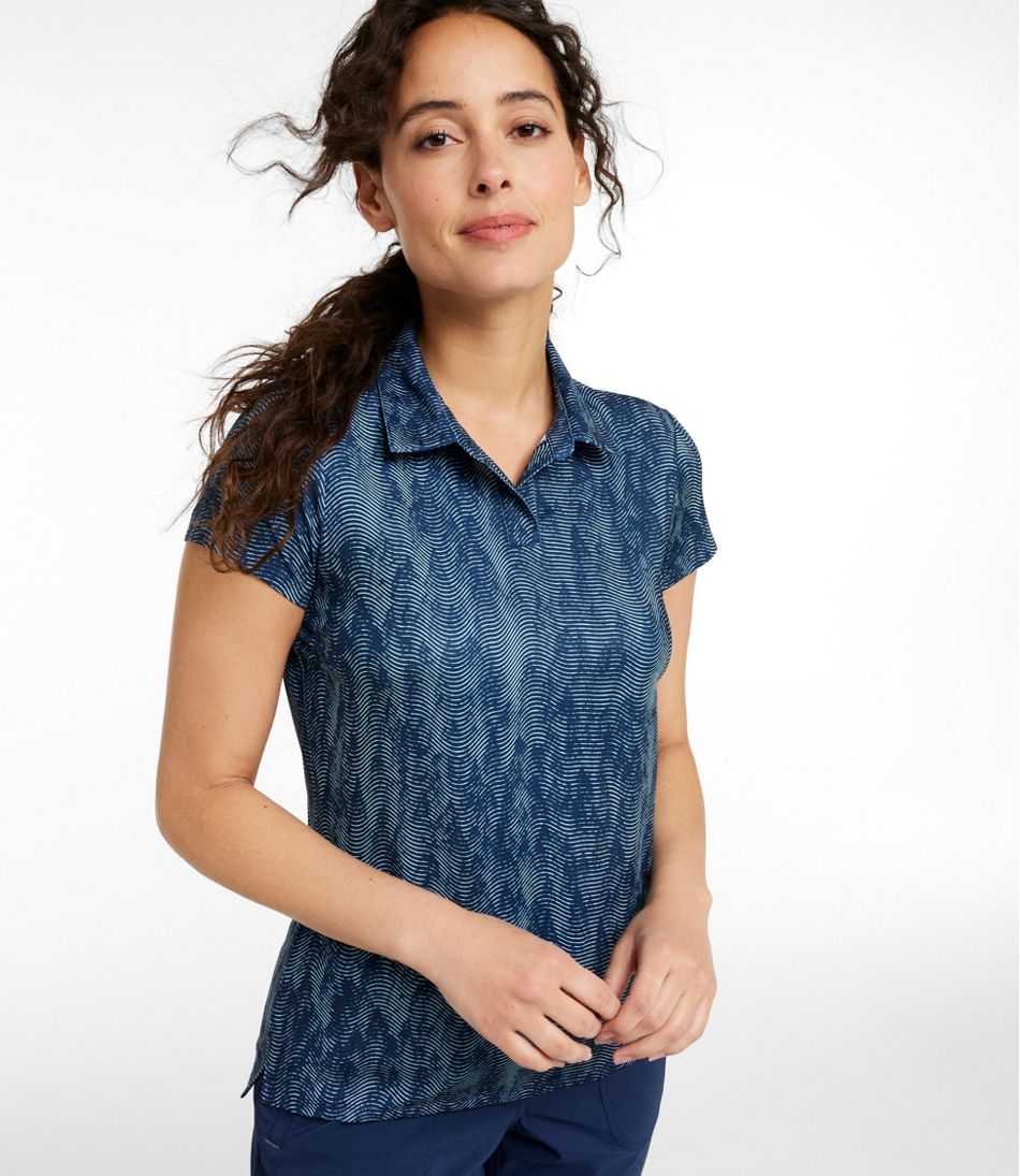 Women's Access Polo, Short-Sleeve Print | L.L.Bean discount