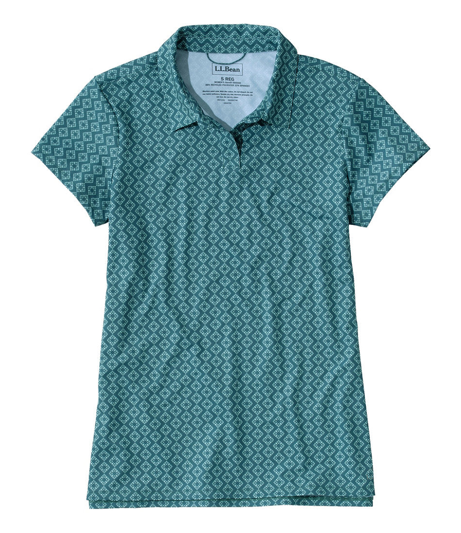 Women's Access Polo, Short-Sleeve Print | L.L.Bean discount
