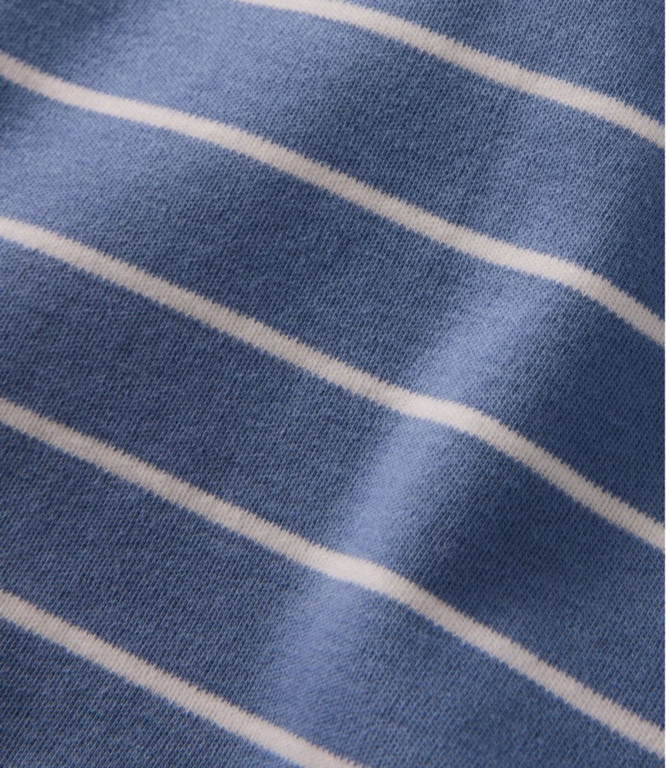 Women's L.L.Bean Tee, Short-Sleeve Notch-Neck Stripe | L.L.Bean outlet