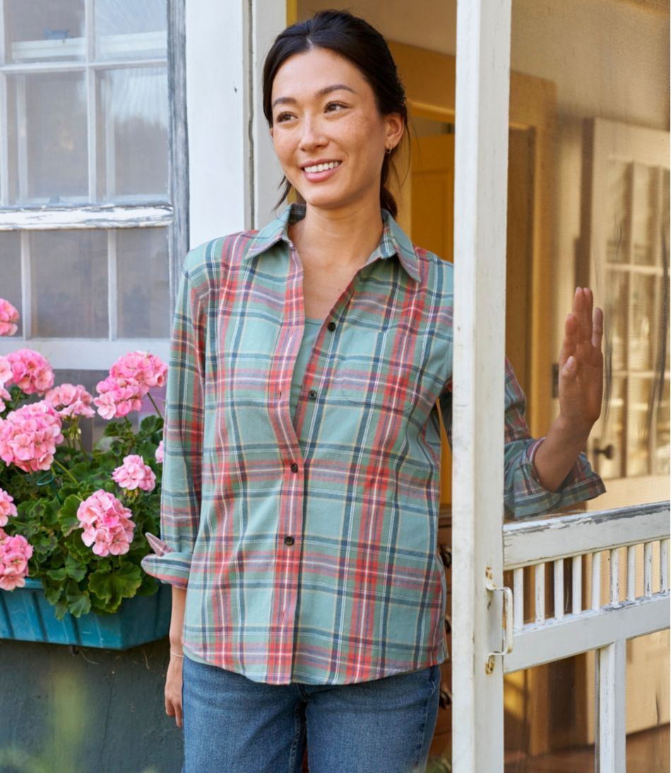 Women's Scotch Plaid Flannel Shirt, Relaxed | L.L.Bean sale