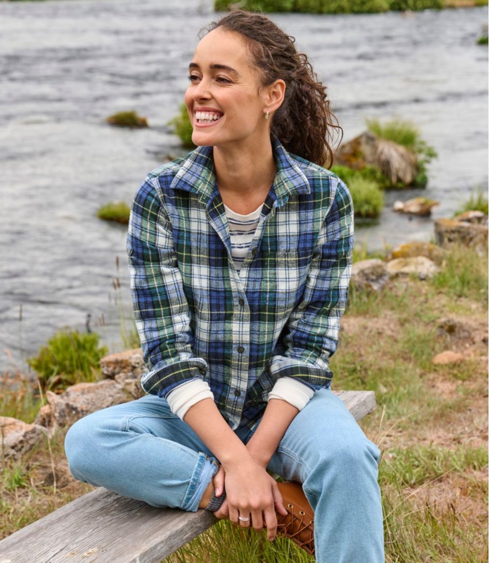 Women's Scotch Plaid Flannel Shirt, Relaxed | L.L.Bean sale