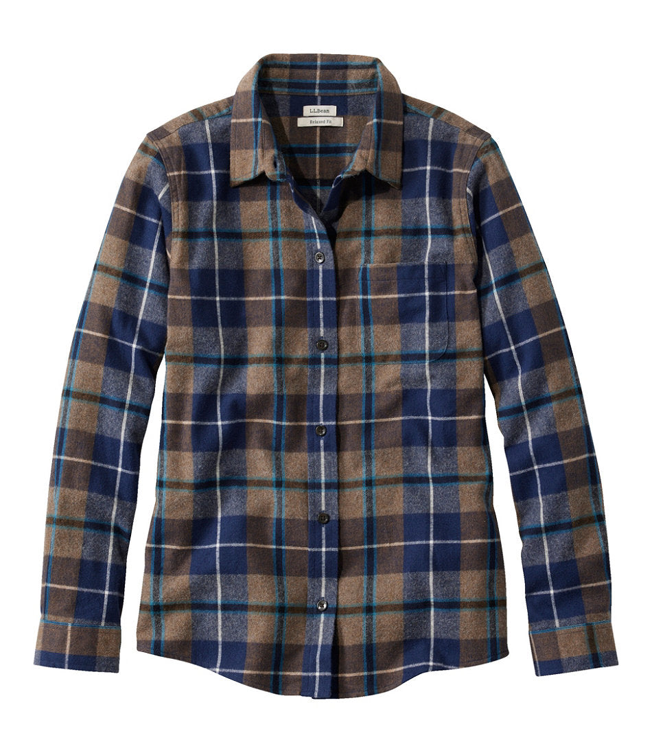 Women's Scotch Plaid Flannel Shirt, Relaxed | L.L.Bean sale
