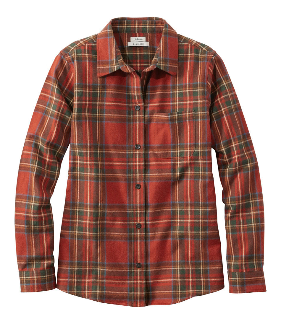 Women's Scotch Plaid Flannel Shirt, Relaxed | L.L.Bean sale