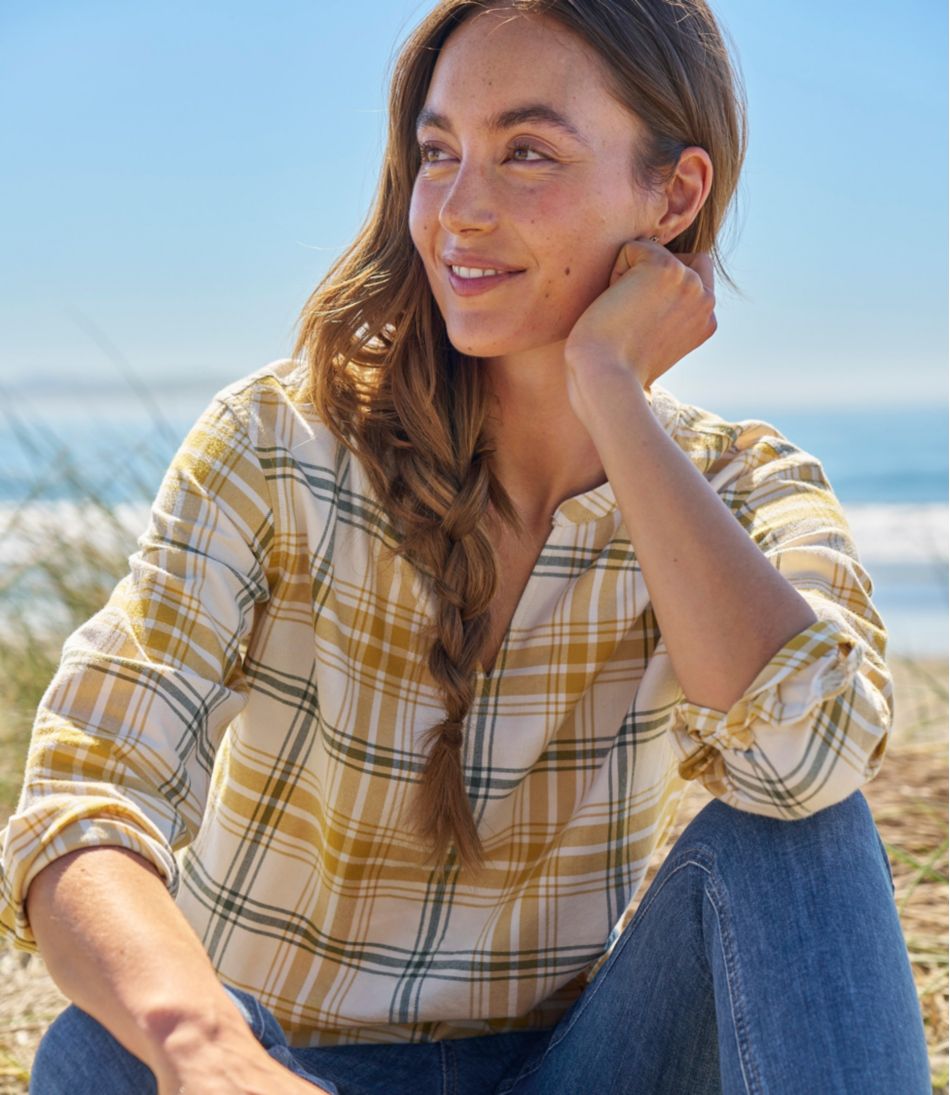 Women's Whisperweight Flannel Popover Shirt | L.L.Bean discount