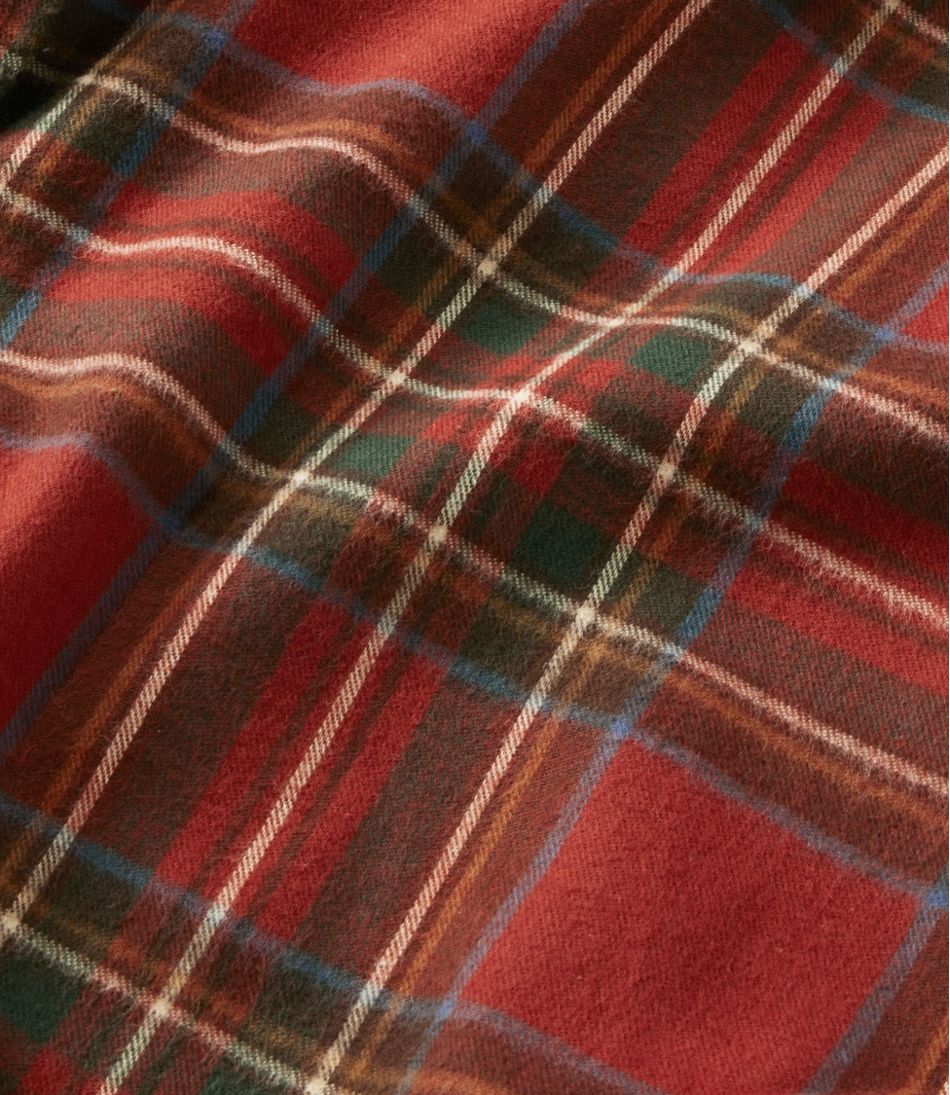 Women's Scotch Plaid Flannel Shirt, Boyfriend | L.L.Bean online
