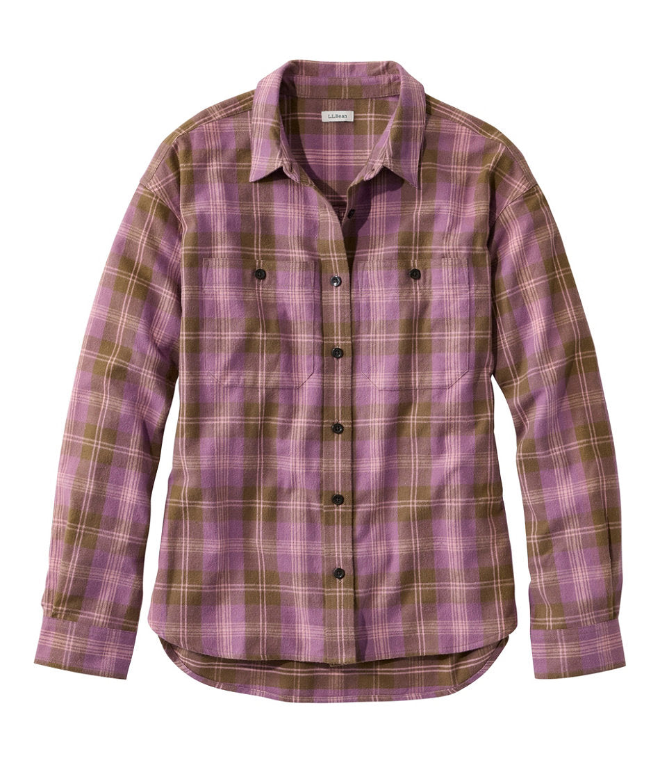 Women's Scotch Plaid Flannel Shirt, Boyfriend | L.L.Bean online