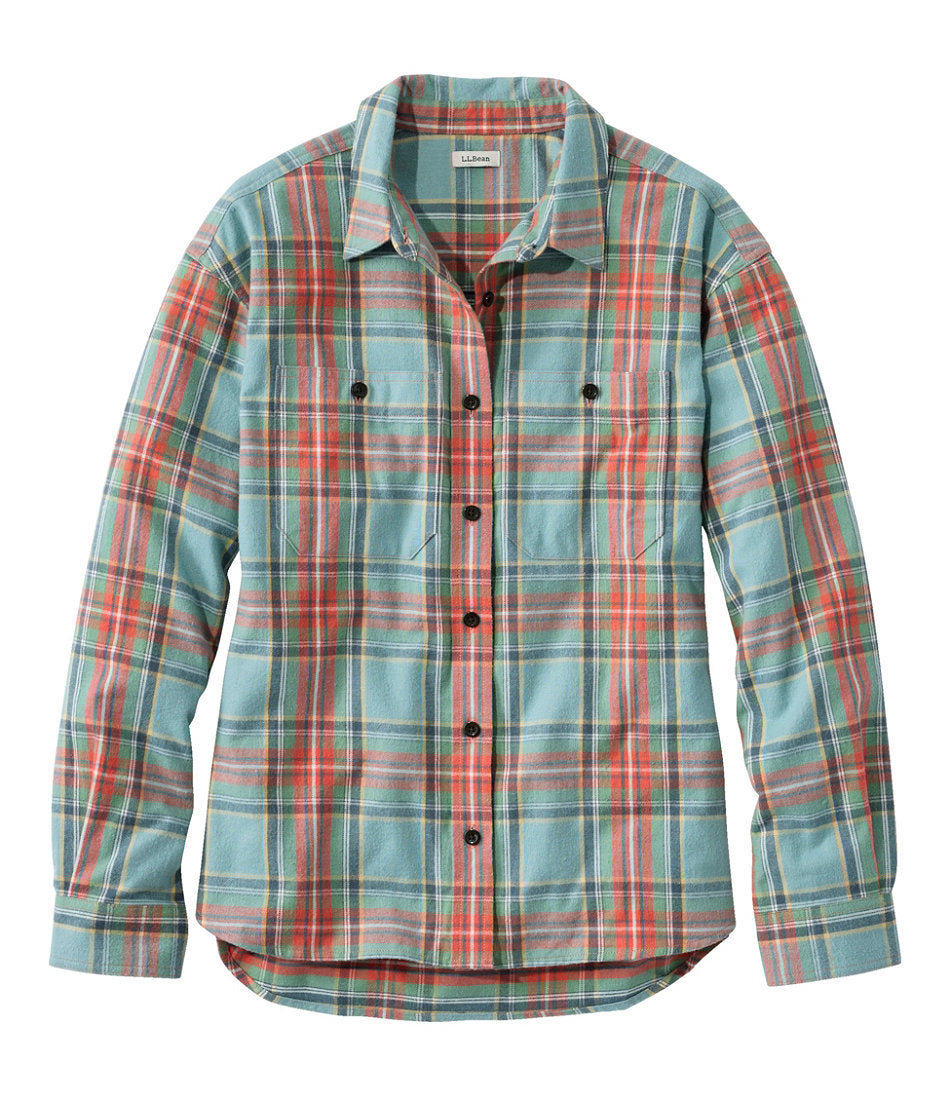 Women's Scotch Plaid Flannel Shirt, Boyfriend | L.L.Bean online