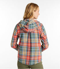 Women's Scotch Plaid Flannel Shirt, Relaxed Zip Hoodie | L.L.Bean sale