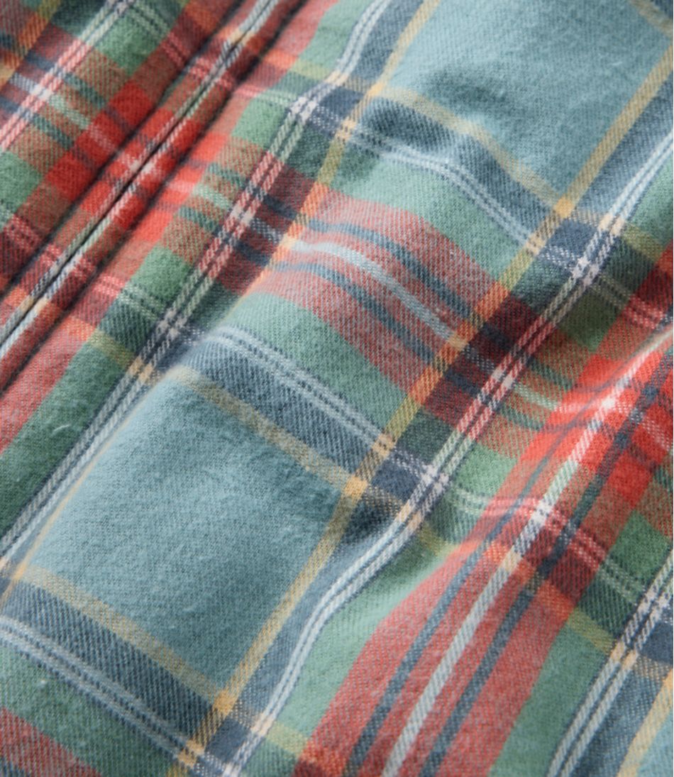 Women's Scotch Plaid Flannel Shirt, Relaxed Zip Hoodie | L.L.Bean sale