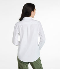 Women's Wrinkle-Free Pinpoint Oxford Shirt, Long-Sleeve Relaxed Fit | L.L.Bean for sale