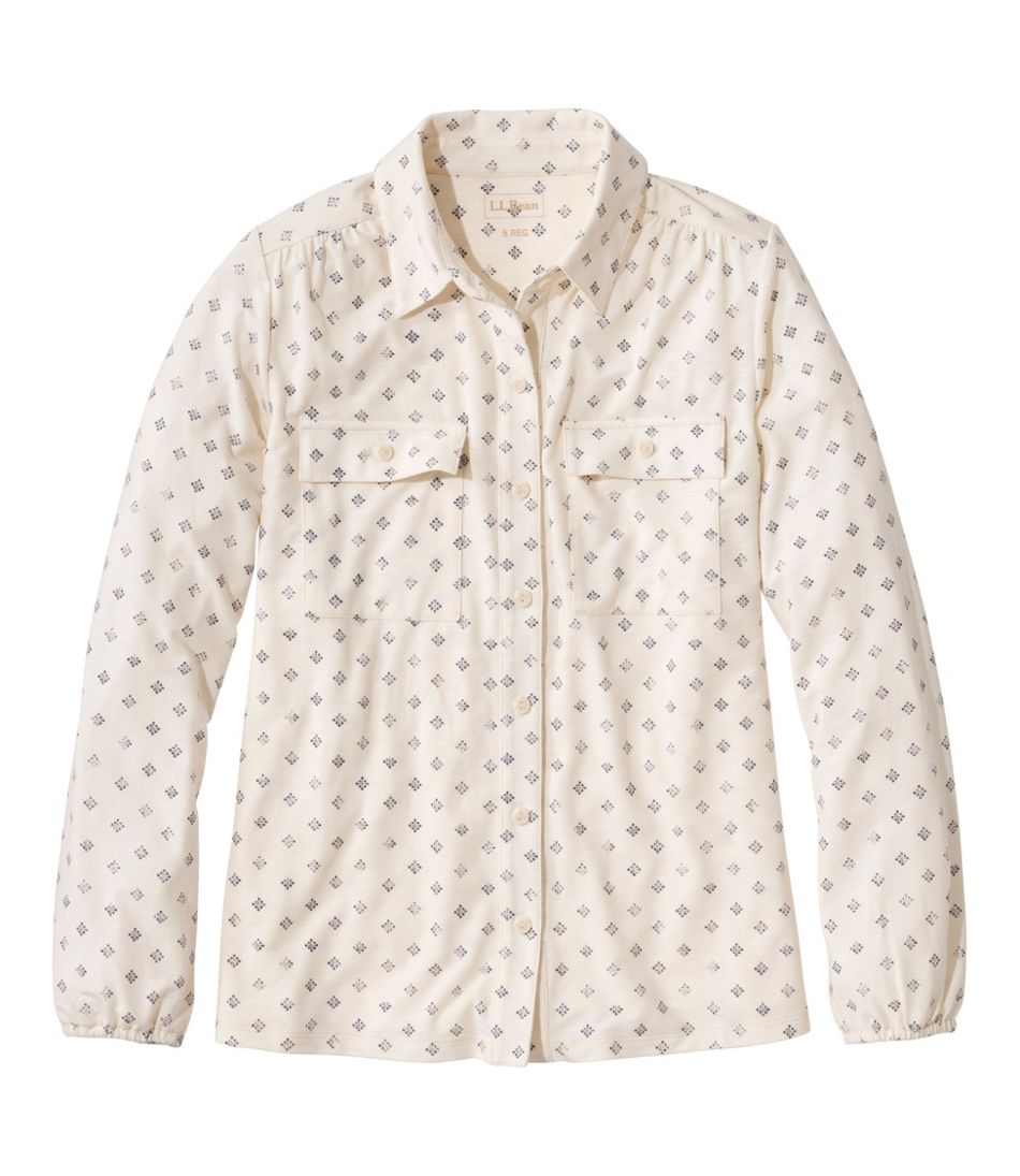 Women's Camden Hills Button Front Shirt, Print | L.L.Bean near me