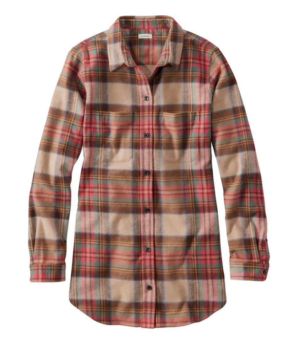 Women's Scotch Plaid Flannel Shirt, Tunic | L.L.Bean discount