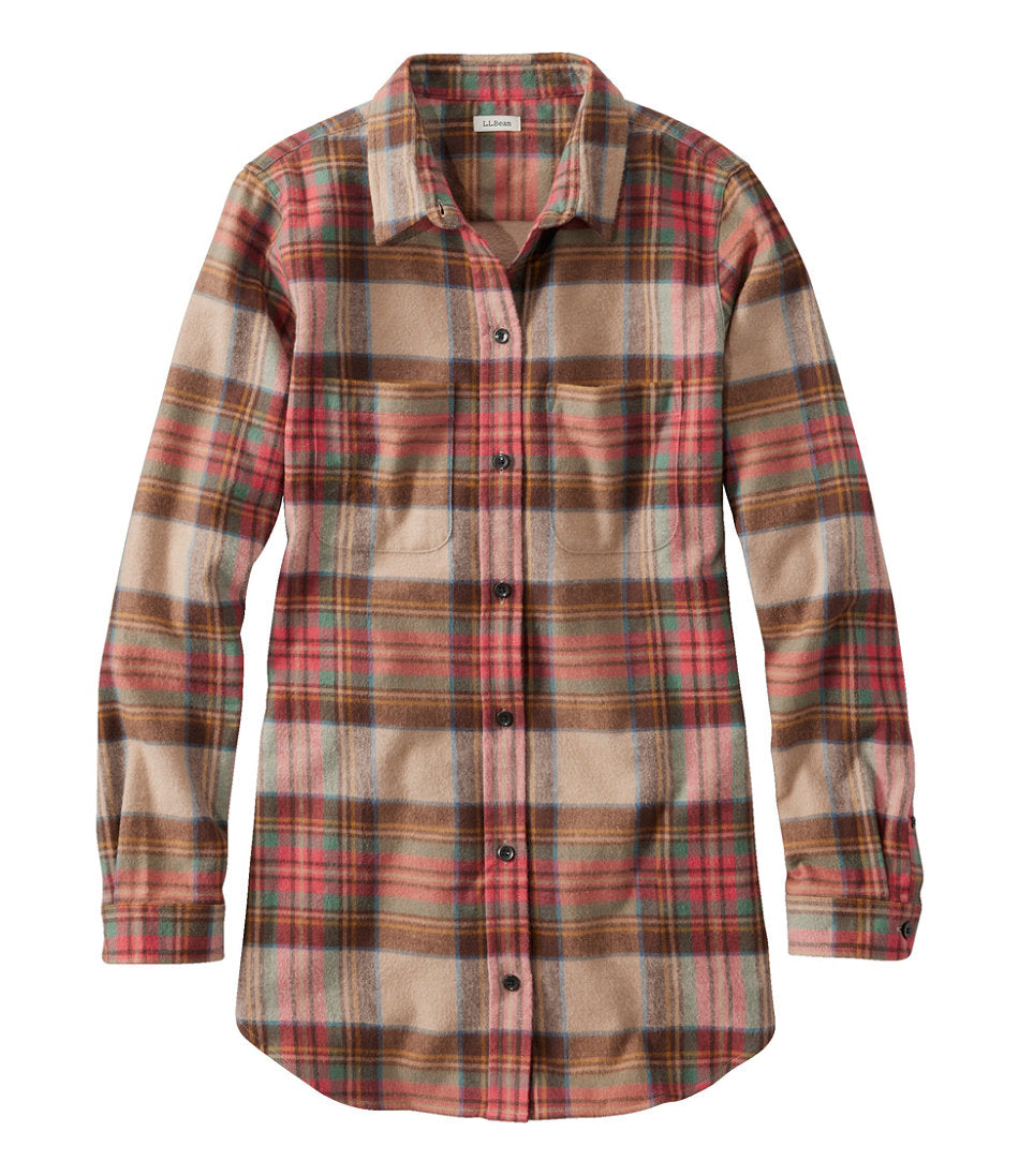 Women's Scotch Plaid Flannel Shirt, Tunic | L.L.Bean discount