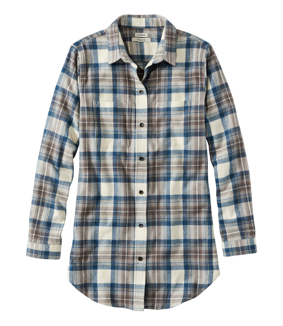 Women's Scotch Plaid Flannel Shirt, Tunic | L.L.Bean discount