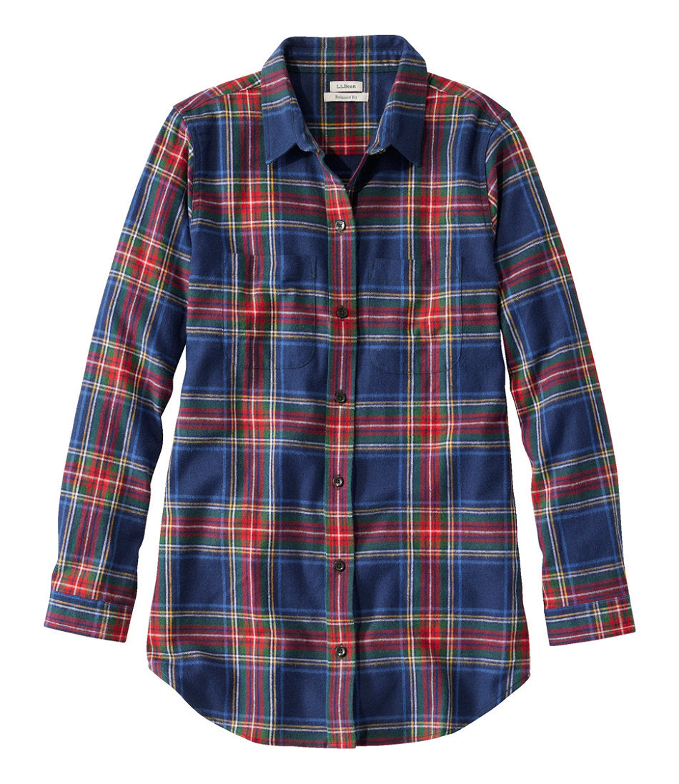 Women's Scotch Plaid Flannel Shirt, Tunic | L.L.Bean discount