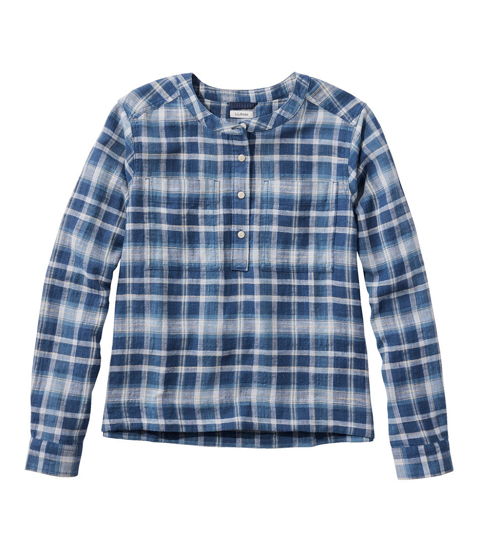 Women's L.L.Bean Day Breeze Shirt, Long-Sleeve Collarless | L.L.Bean sale