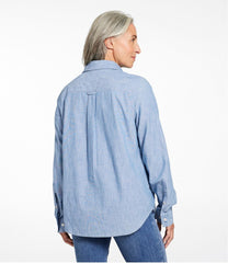 Women's Essential Cotton Shirt, Chambray Long Sleeve | L.L.Bean near me