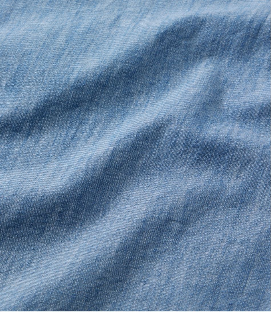Women's Essential Cotton Shirt, Chambray Long Sleeve | L.L.Bean near me