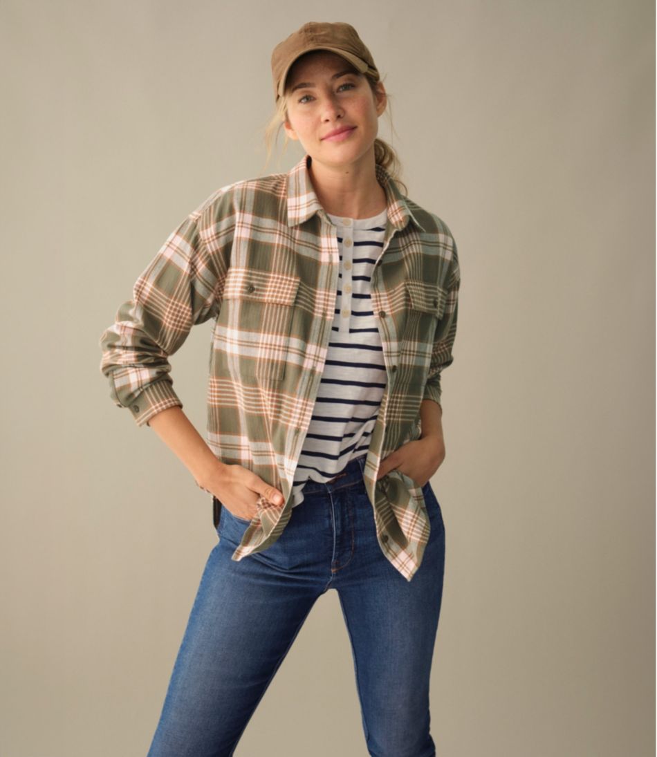 Women's Signature Camp Flannel Shirt | L.L.Bean outlet