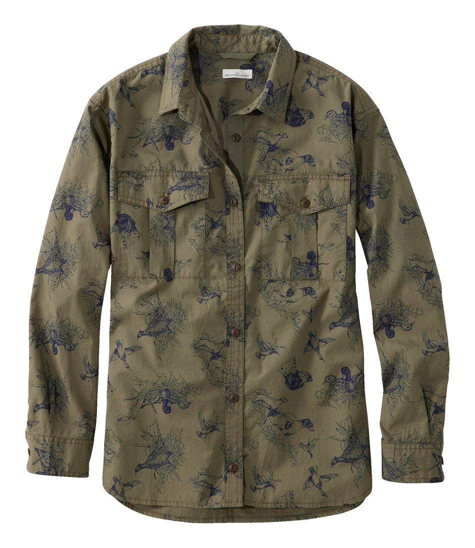 Women's Signature Soft Poplin Shirt, Novelty | L.L.Bean for sale