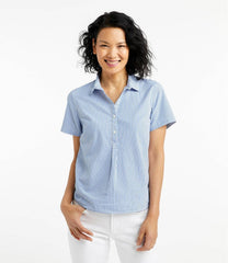 Women's Vacationland Seersucker Shirt, Short-Sleeve Popover Stripe | L.L.Bean near me