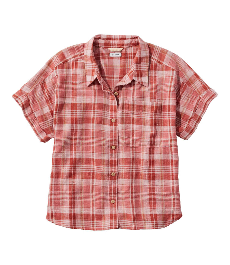 Women's L.L.Bean Day Breeze Shirt, Short-Sleeve Button-Front | L.L.Bean outlet