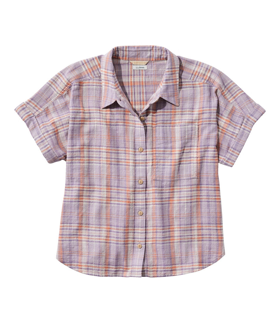 Women's L.L.Bean Day Breeze Shirt, Short-Sleeve Button-Front | L.L.Bean outlet