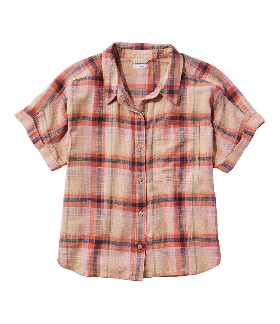Women's L.L.Bean Day Breeze Shirt, Short-Sleeve Button-Front | L.L.Bean outlet