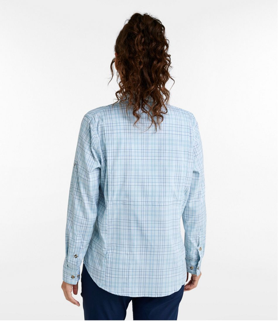 Women's Tropicwear Shirt, Plaid Long-Sleeve | L.L.Bean online