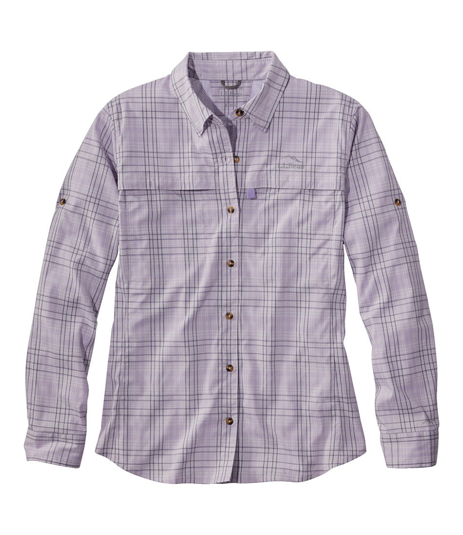 Women's Tropicwear Shirt, Plaid Long-Sleeve | L.L.Bean online