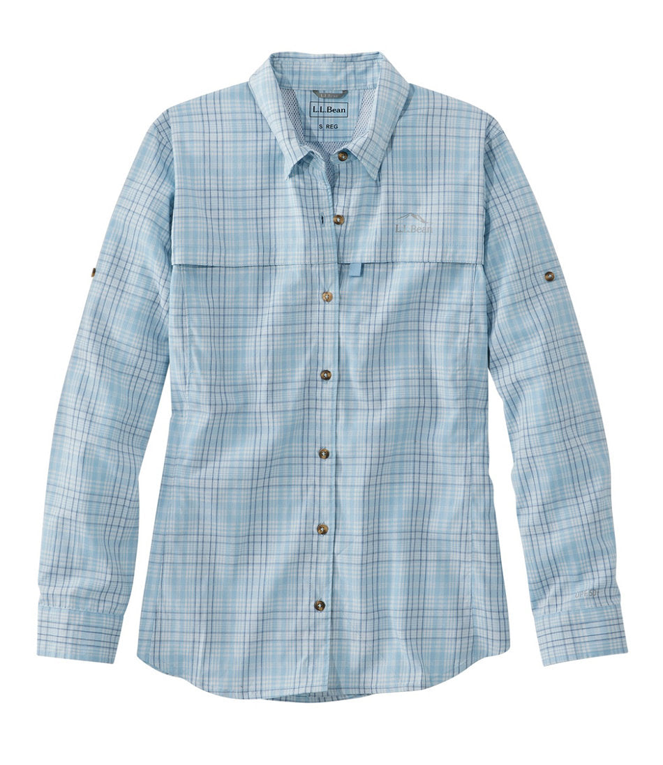 Women's Tropicwear Shirt, Plaid Long-Sleeve | L.L.Bean online