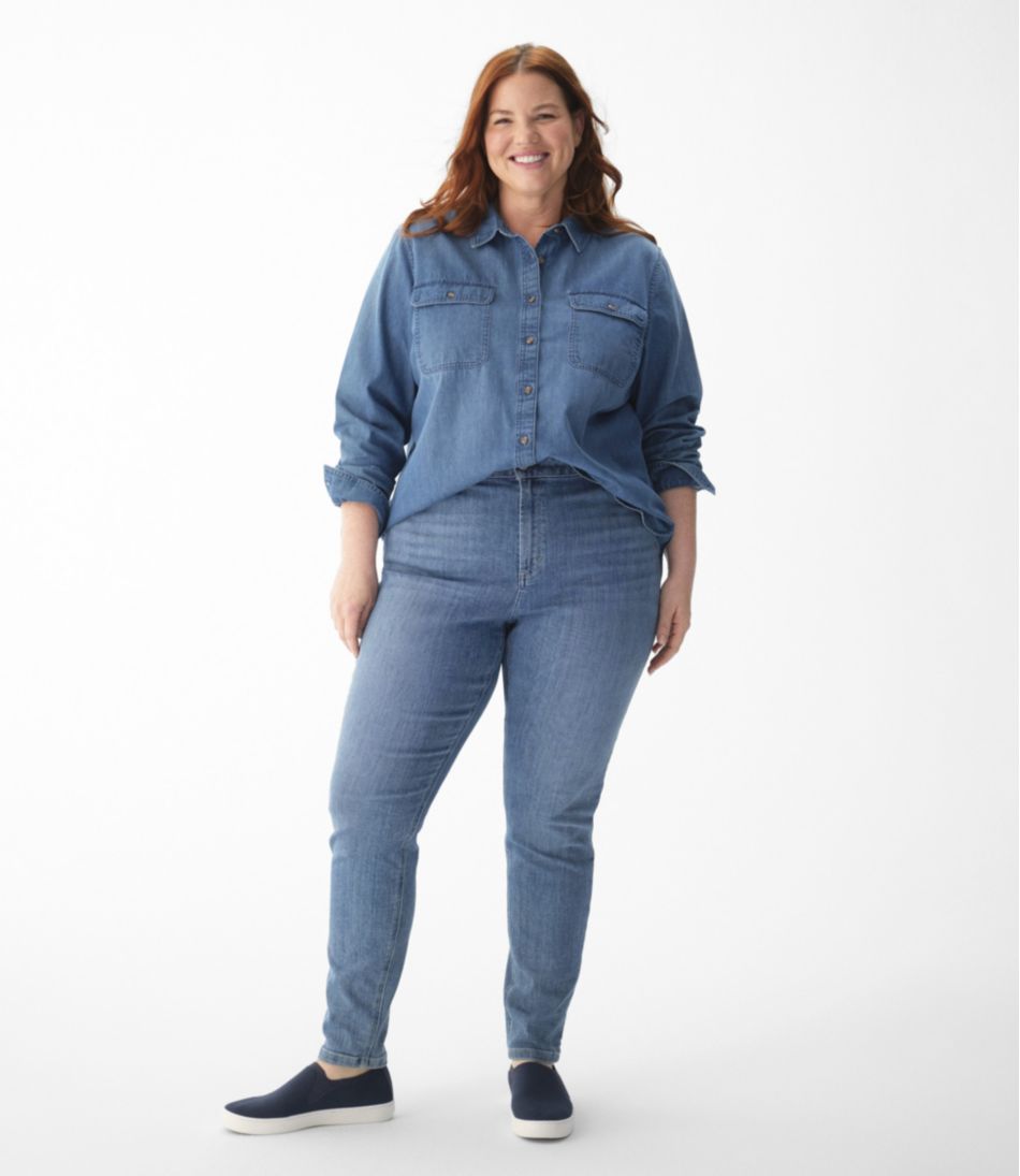 Women's L.L. Bean Heritage Washed Denim Shirt, Long-Sleeve | L.L.Bean on sale